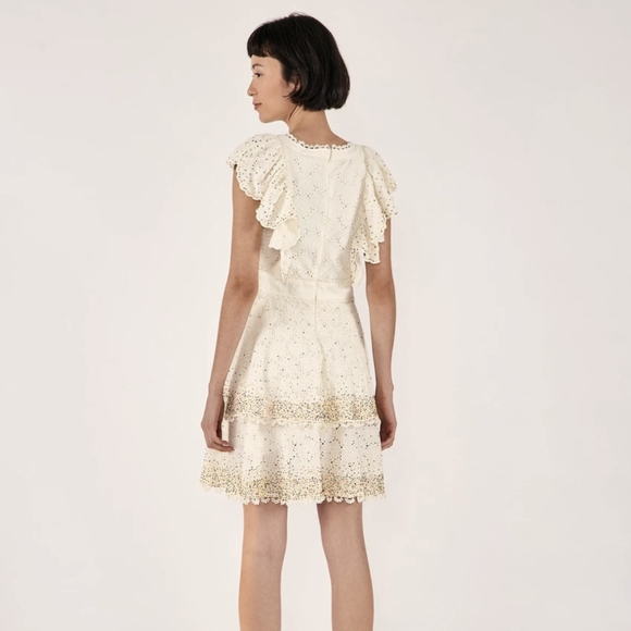FARM Rio Beaded Eyelet Mini Dress - Picture 8 of 12